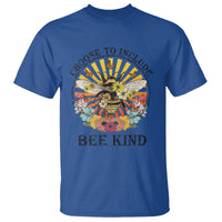 Autism Awareness T Shirt Choose To Include Bee Kind Retro Vintage Flower Bee - Wonder Print Shop