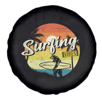 Surfing Lover Spare Tire Cover Surfing Vibes Retro Vintage Summer Vacation - Wonder Print Shop
