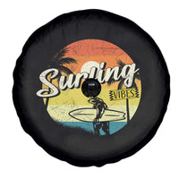 Surfing Lover Spare Tire Cover Surfing Vibes Retro Vintage Summer Vacation - Wonder Print Shop