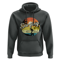 Surfing Lover Hoodie Surfing Vibes Retro Vintage Summer Vacation - Wonder Print Shop