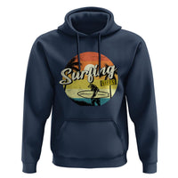 Surfing Lover Hoodie Surfing Vibes Retro Vintage Summer Vacation - Wonder Print Shop