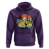 Surfing Lover Hoodie Surfing Vibes Retro Vintage Summer Vacation - Wonder Print Shop