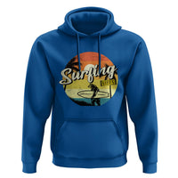 Surfing Lover Hoodie Surfing Vibes Retro Vintage Summer Vacation - Wonder Print Shop