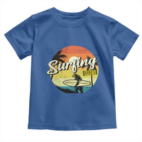 Surfing Lover Toddler T Shirt Surfing Vibes Retro Vintage Summer Vacation - Wonder Print Shop
