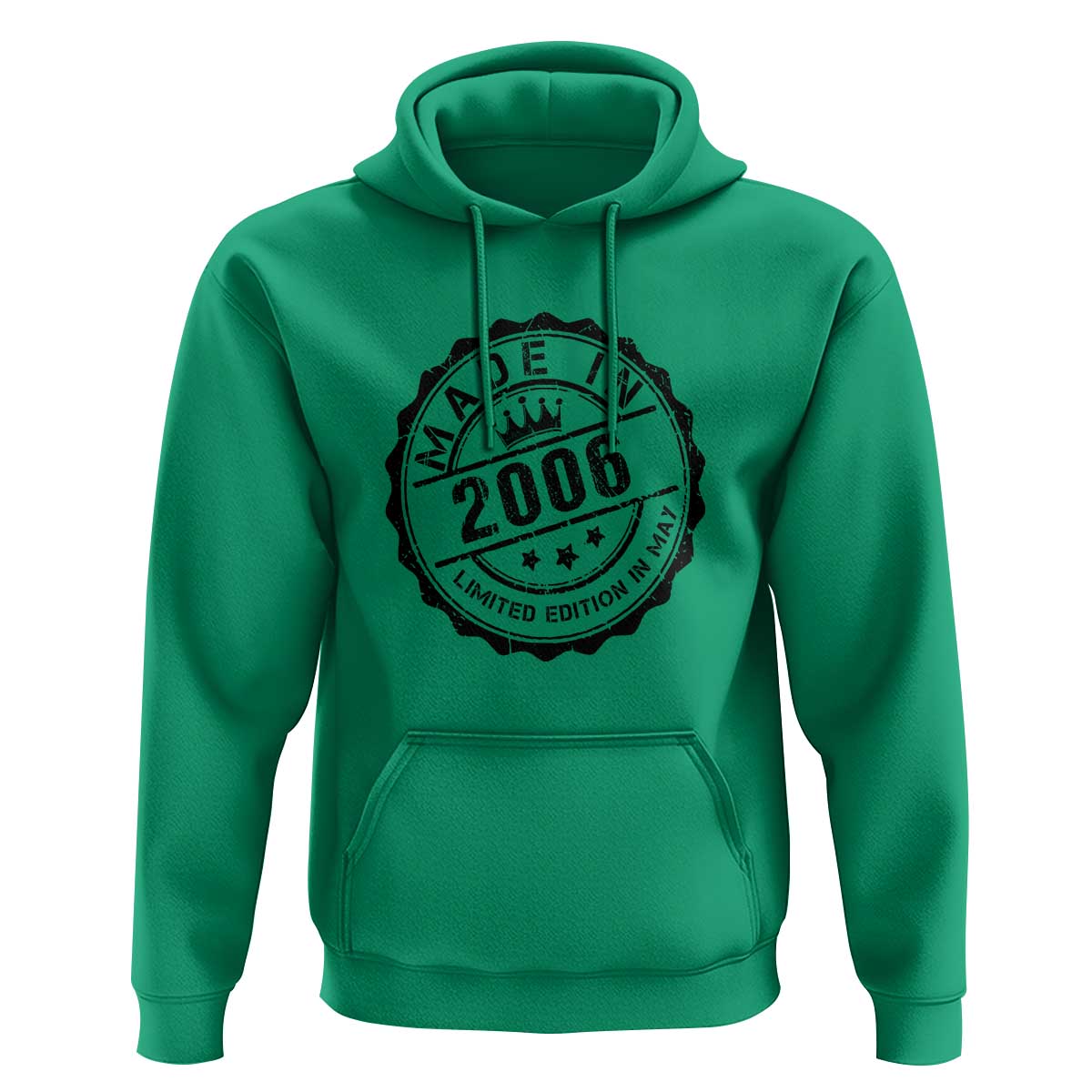 18th Birthday Hoodie Made In 2006 Limited Edition In May 18 Years Old Kid - Wonder Print Shop