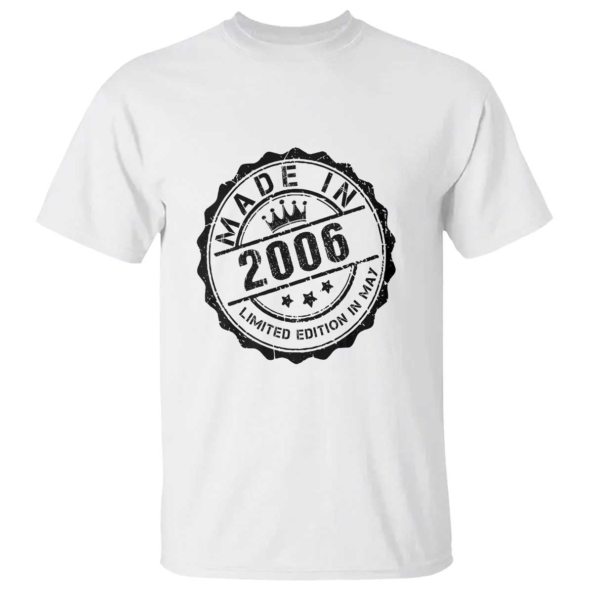 18th Birthday T Shirt Made In 2006 Limited Edition In May 18 Years Old Kid - Wonder Print Shop