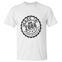 18th Birthday T Shirt Made In 2006 Limited Edition In May 18 Years Old Kid - Wonder Print Shop