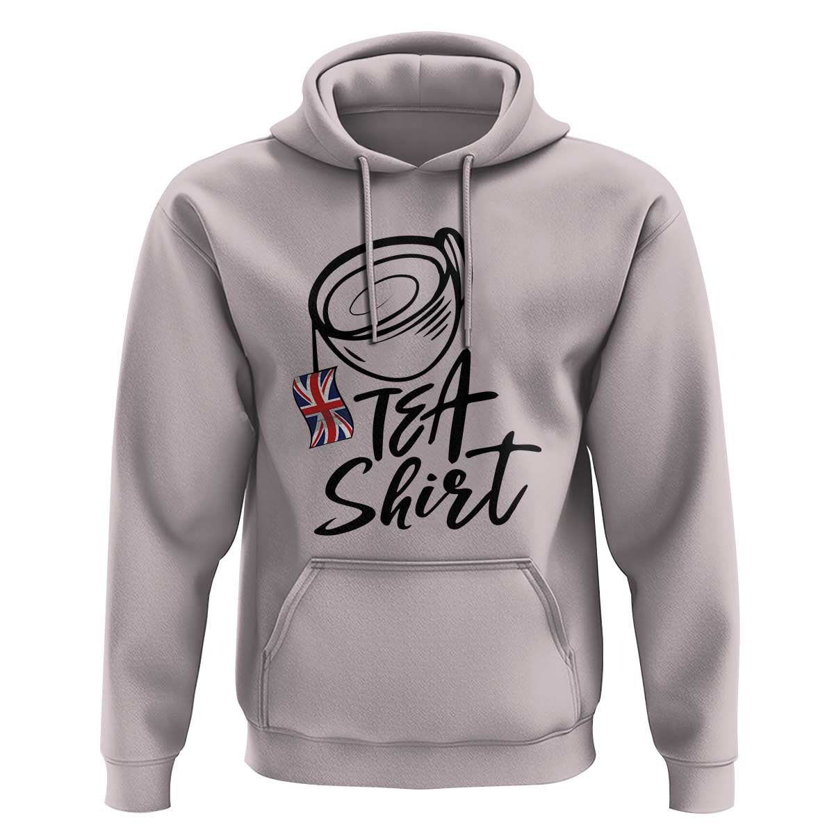 Funny British Tea Hoodie Quote UK Flag - Wonder Print Shop