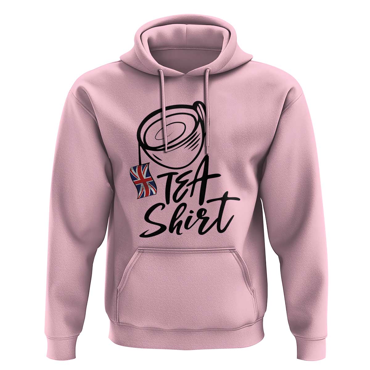 Funny British Tea Hoodie Quote UK Flag - Wonder Print Shop