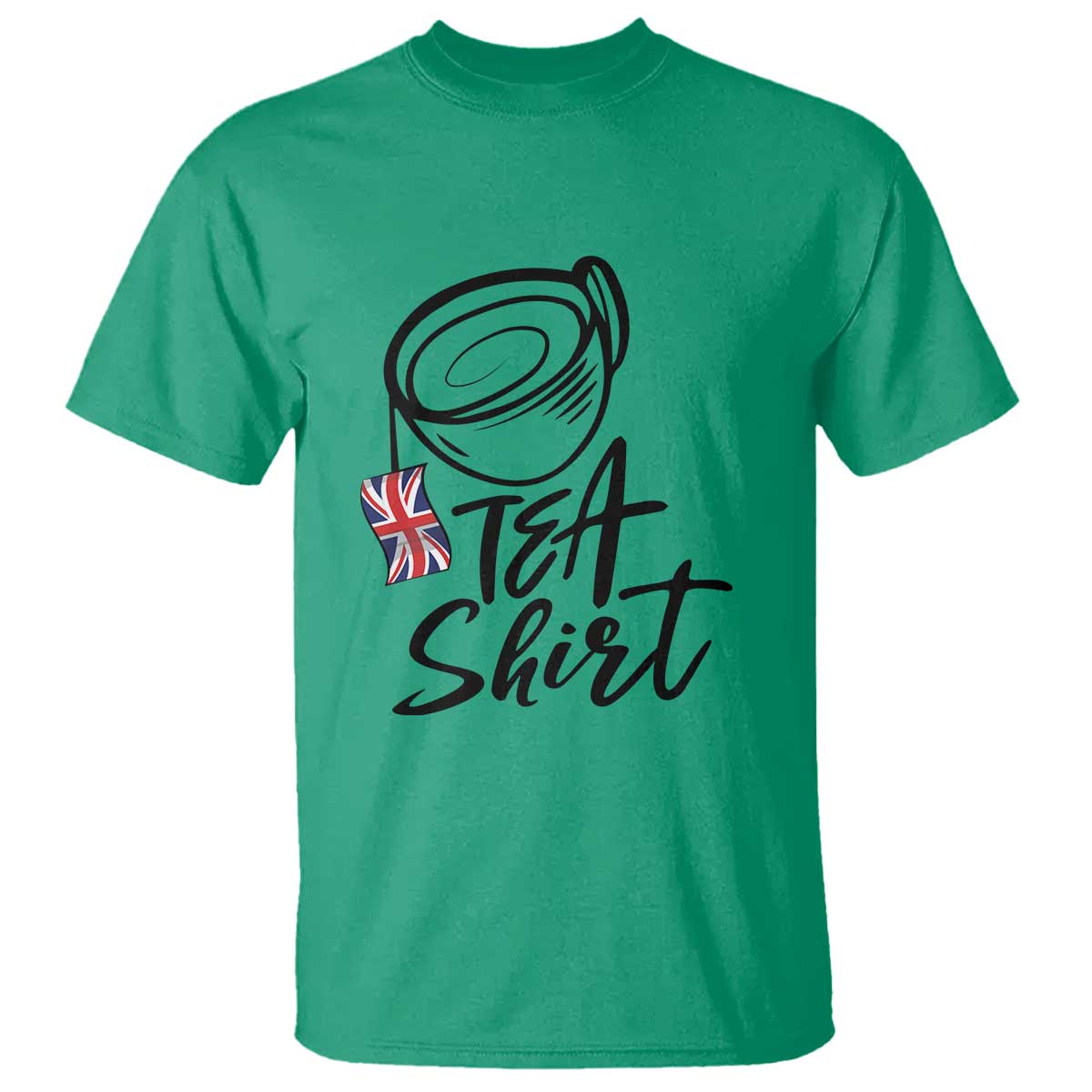 Funny British Tea T Shirt Quote UK Flag - Wonder Print Shop