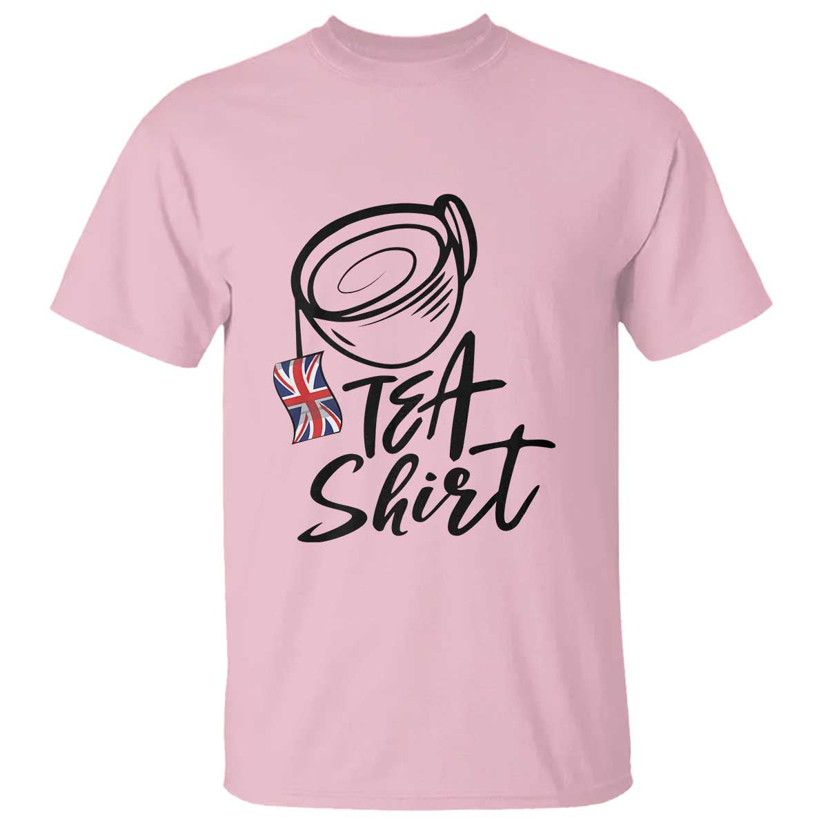 Funny British Tea T Shirt Quote UK Flag - Wonder Print Shop
