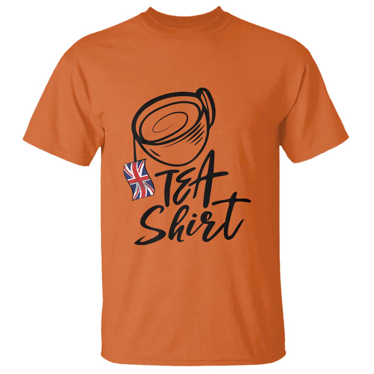 Funny British Tea T Shirt Quote UK Flag - Wonder Print Shop