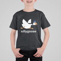 Funny Goose T Shirt For Kid Cute Silly Goose Meme Aesthetic Trendy - Wonder Print Shop