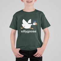 Funny Goose T Shirt For Kid Cute Silly Goose Meme Aesthetic Trendy - Wonder Print Shop