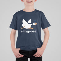 Funny Goose T Shirt For Kid Cute Silly Goose Meme Aesthetic Trendy - Wonder Print Shop