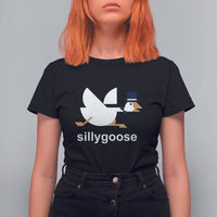 Funny Goose T Shirt For Women Cute Silly Goose Meme Aesthetic Trendy - Wonder Print Shop