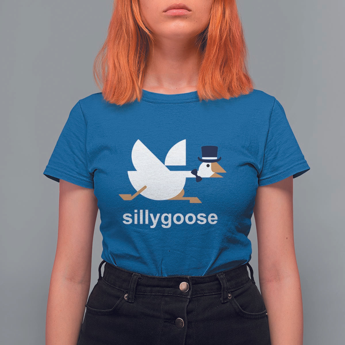 Funny Goose T Shirt For Women Cute Silly Goose Meme Aesthetic Trendy - Wonder Print Shop