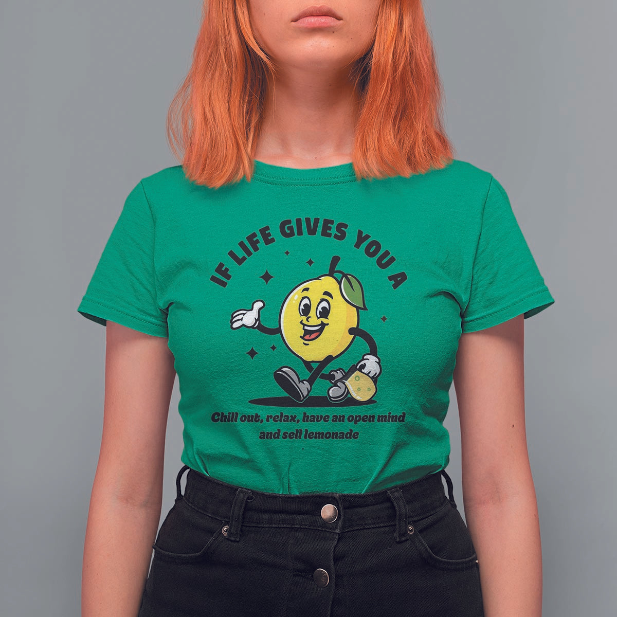 Lemonade Stand Boss T Shirt For Women If Life Gives You A Lemon Chill Out Relax Have An Open Mind And Sell Lemonade - Wonder Print Shop