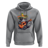 Cinco De Mayo Cat Hoodie Playing Huichoi Cute Sombrero Hat - Wonder Print Shop