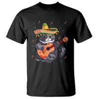 Cinco De Mayo Cat T Shirt Playing Huichoi Cute Sombrero Hat - Wonder Print Shop