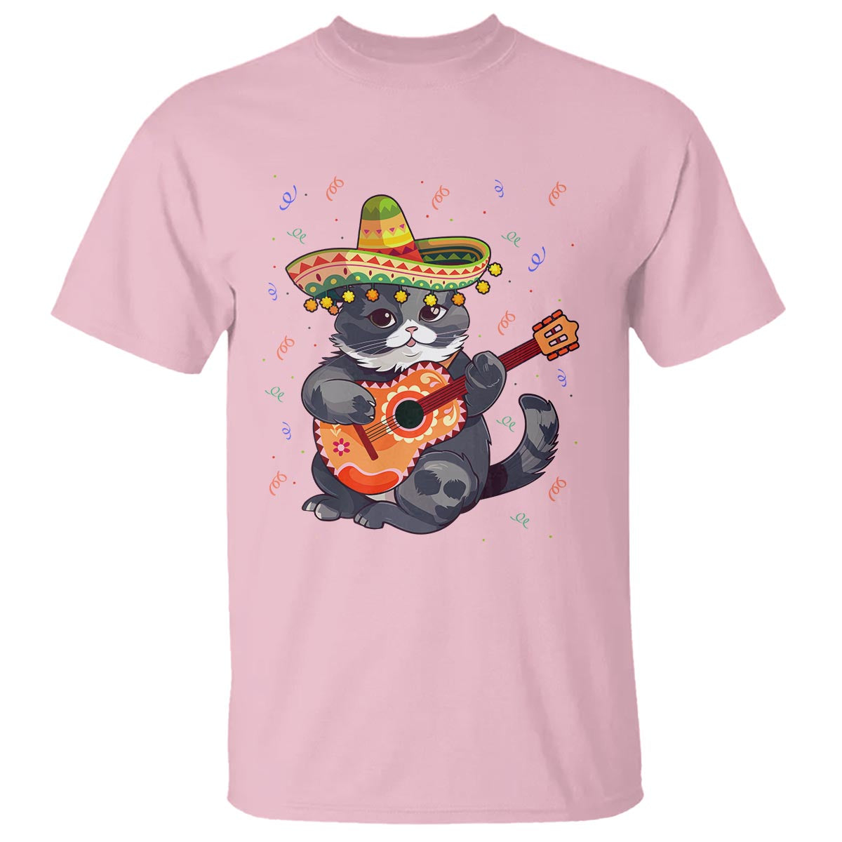 Cinco De Mayo Cat T Shirt Playing Huichoi Cute Sombrero Hat - Wonder Print Shop
