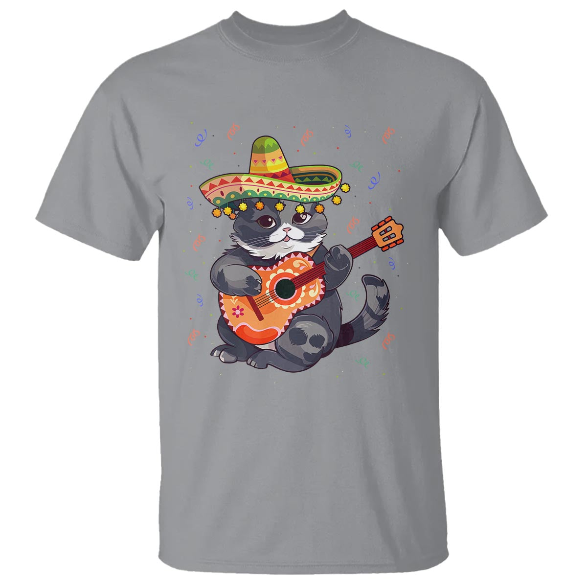 Cinco De Mayo Cat T Shirt Playing Huichoi Cute Sombrero Hat - Wonder Print Shop