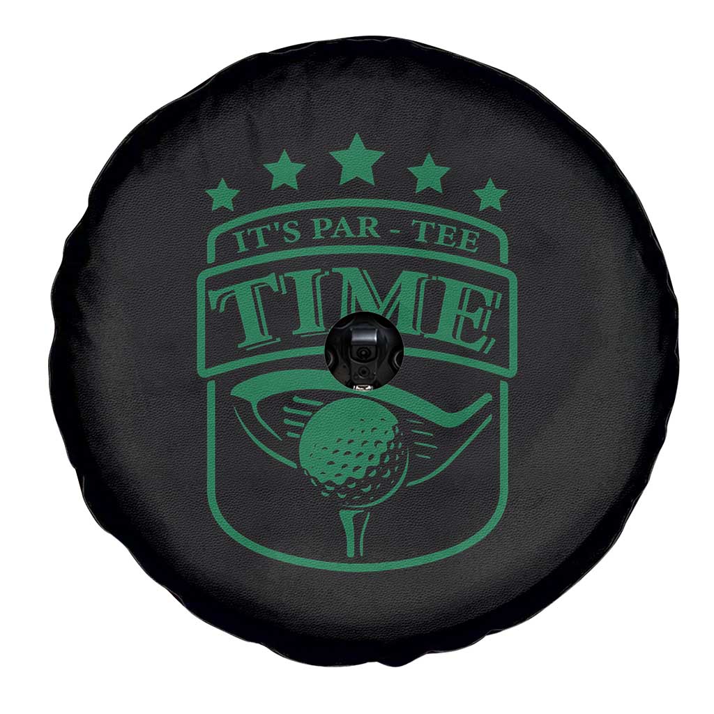 Funny Golf Lover Spare Tire Cover Let's Par - Tee Golfing Pun - Wonder Print Shop