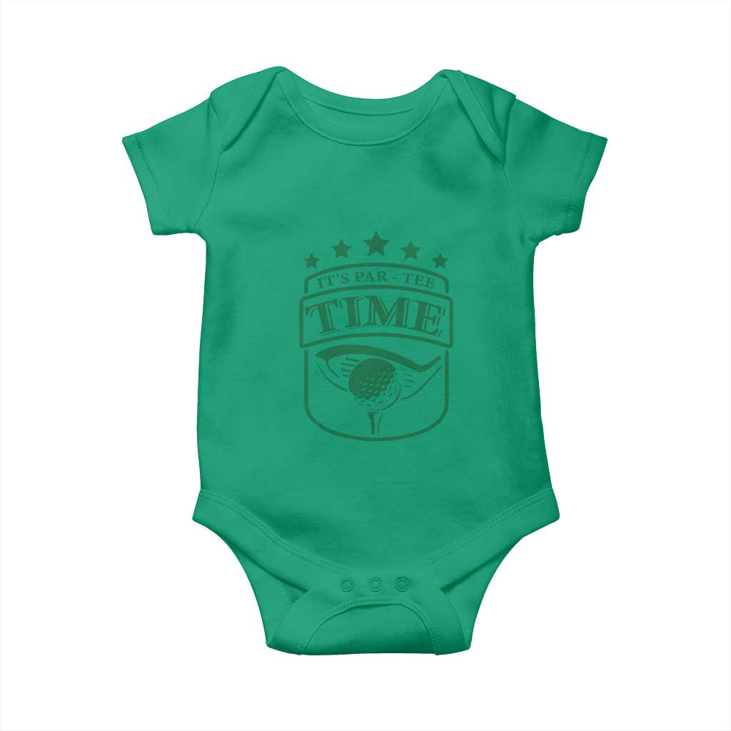 Funny Golf Lover Baby Onesie Let's Par - Tee Golfing Pun - Wonder Print Shop