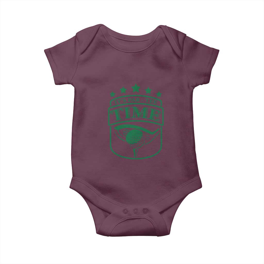 Funny Golf Lover Baby Onesie Let's Par - Tee Golfing Pun - Wonder Print Shop
