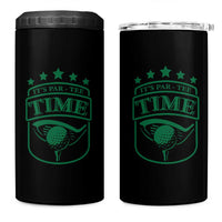 Funny Golf Lover 4 in 1 Can Cooler Tumbler Let's Par - Tee Golfing Pun - Wonder Print Shop
