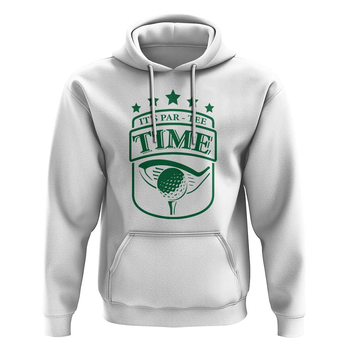 Funny Golf Lover Hoodie Let's Par - Tee Golfing Pun - Wonder Print Shop