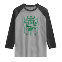 Funny Golf Lover Raglan Shirt Let's Par - Tee Golfing Pun - Wonder Print Shop