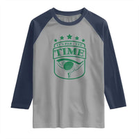 Funny Golf Lover Raglan Shirt Let's Par - Tee Golfing Pun - Wonder Print Shop