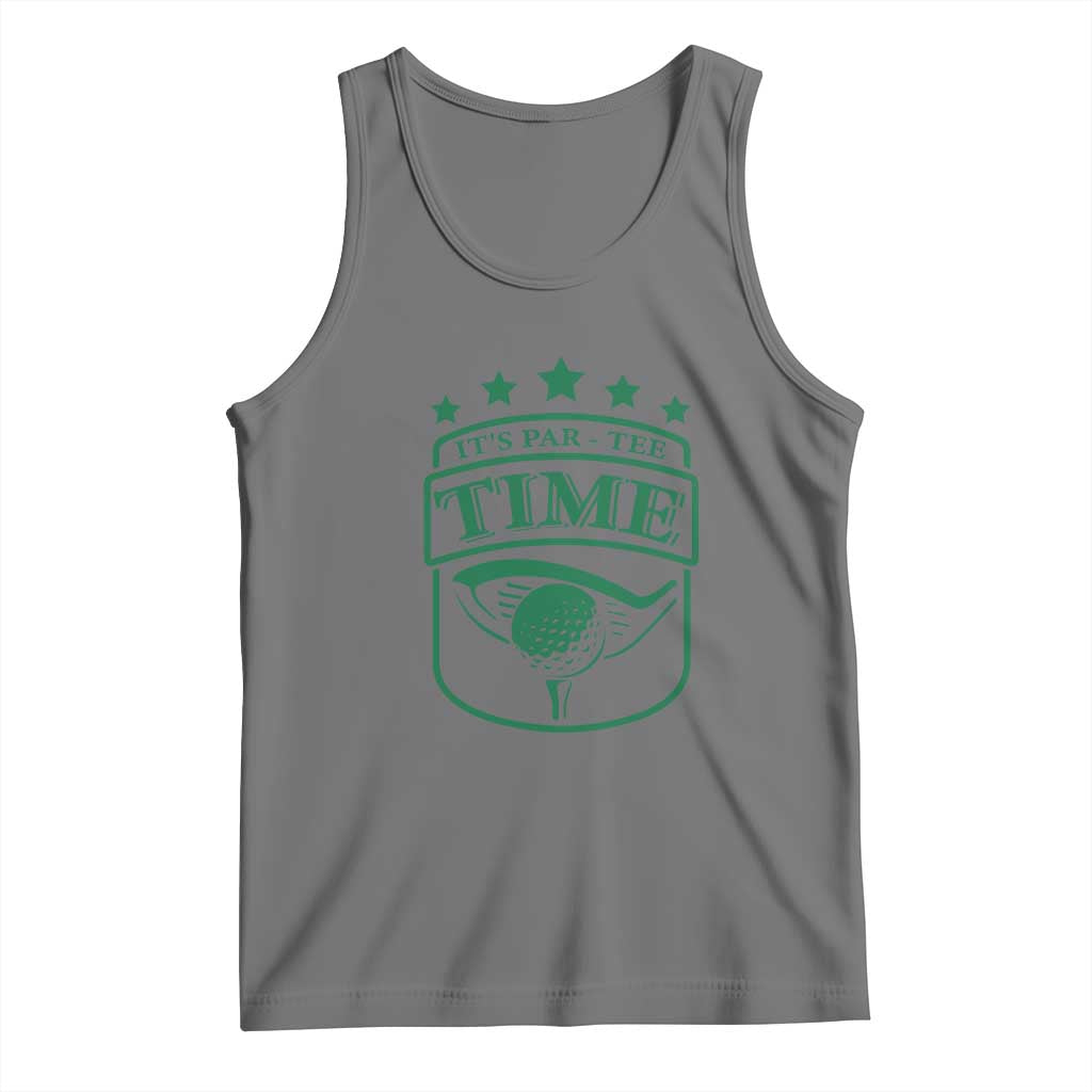 Funny Golf Lover Tank Top Let's Par - Tee Golfing Pun - Wonder Print Shop
