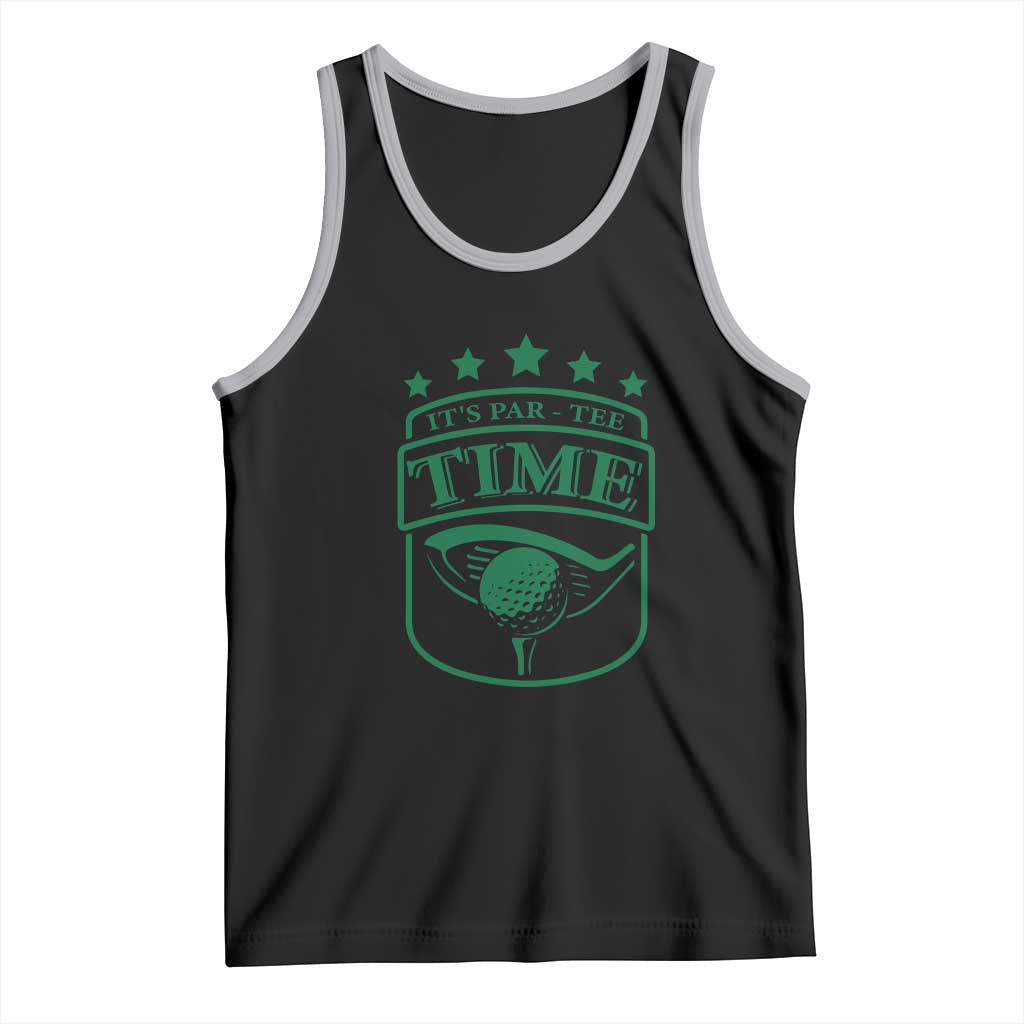 Funny Golf Lover Tank Top Let's Par - Tee Golfing Pun - Wonder Print Shop