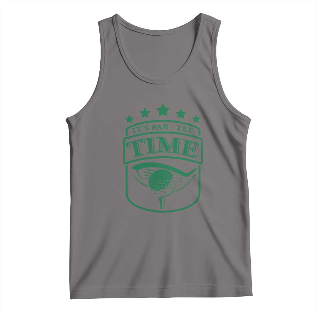 Funny Golf Lover Tank Top Let's Par - Tee Golfing Pun - Wonder Print Shop