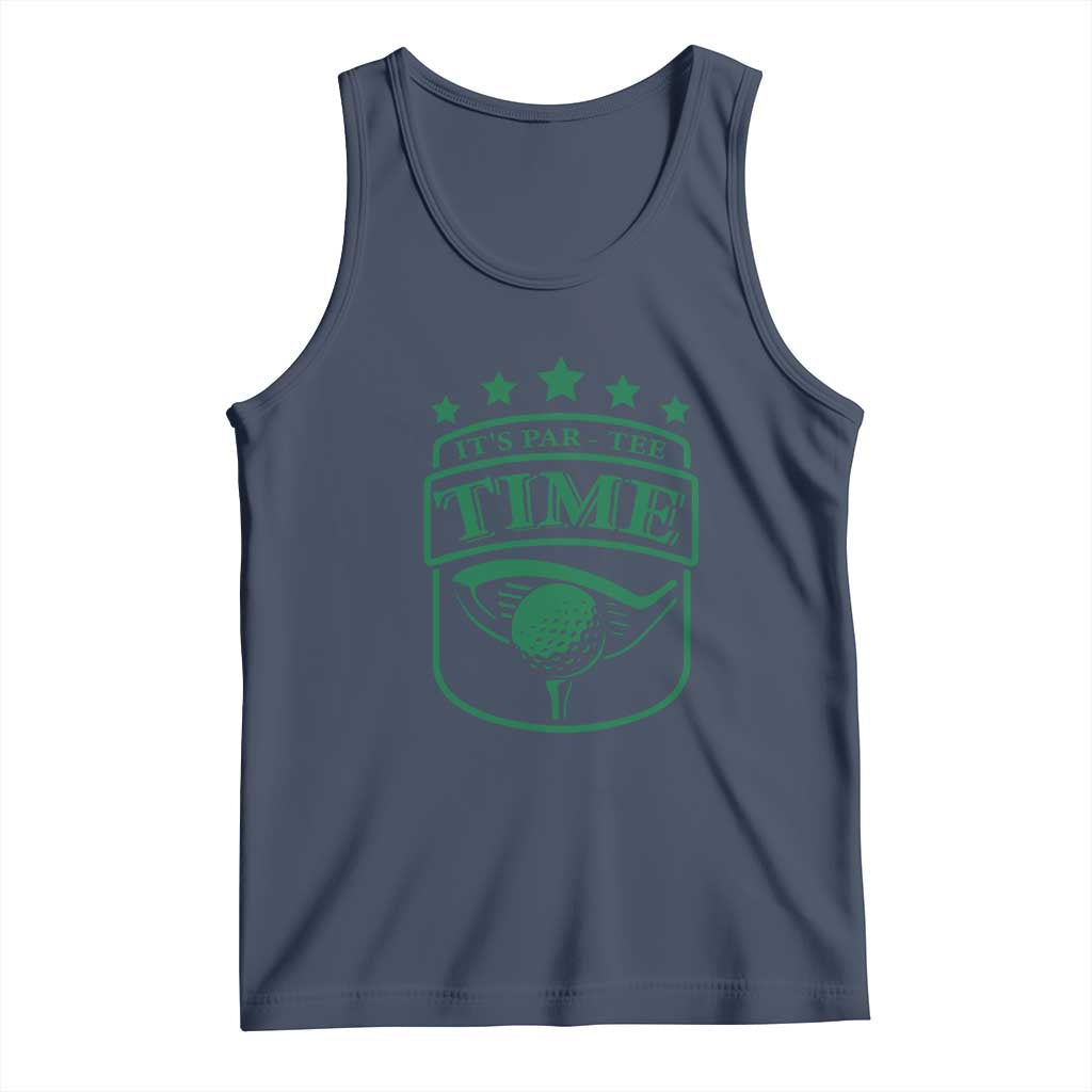 Funny Golf Lover Tank Top Let's Par - Tee Golfing Pun - Wonder Print Shop