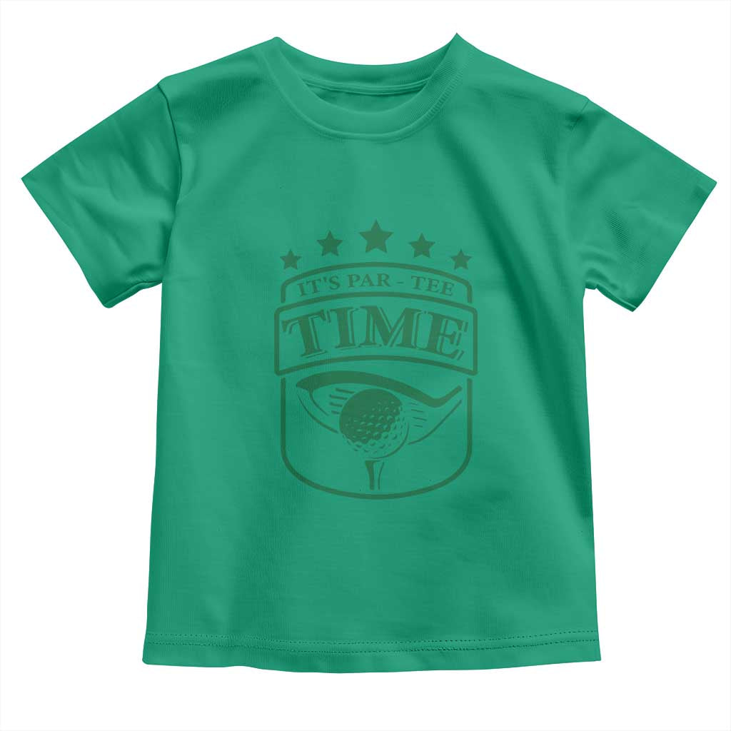 Funny Golf Lover Toddler T Shirt Let's Par - Tee Golfing Pun - Wonder Print Shop