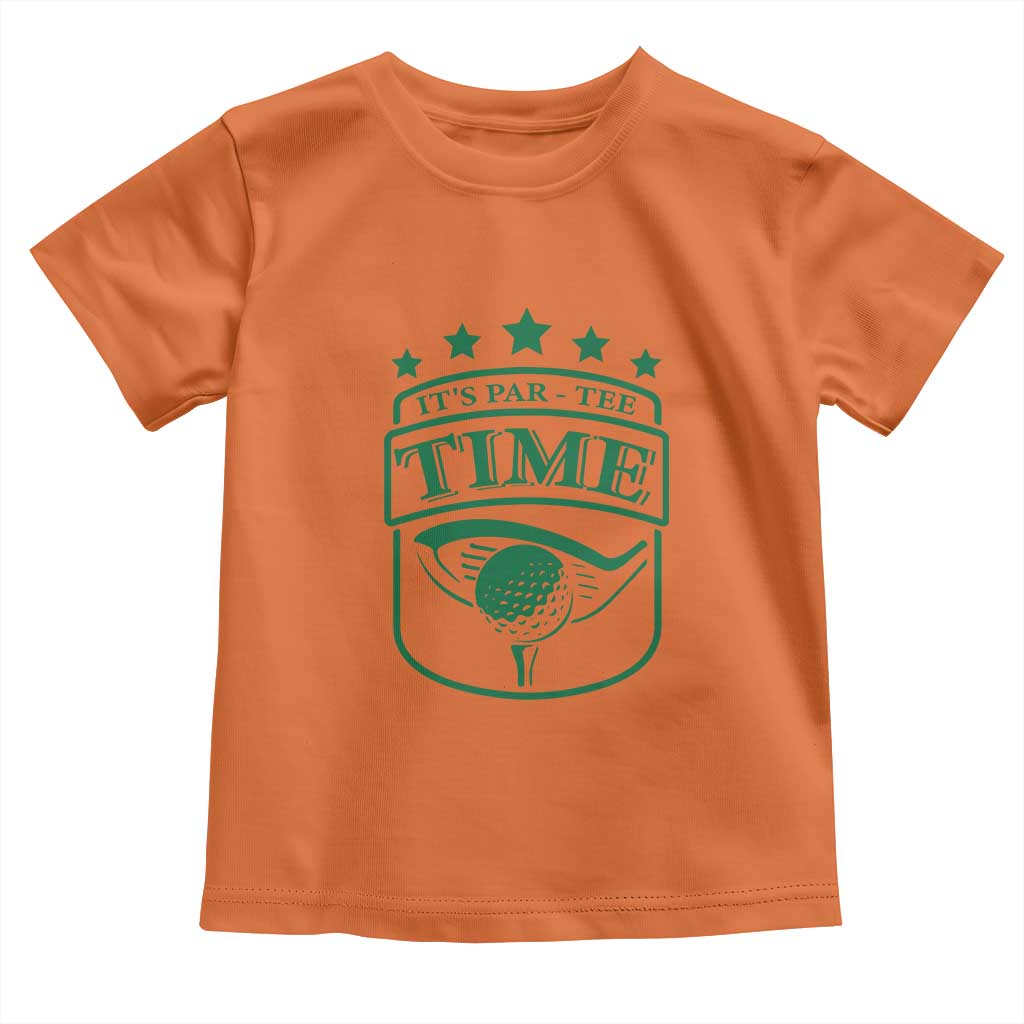 Funny Golf Lover Toddler T Shirt Let's Par - Tee Golfing Pun - Wonder Print Shop