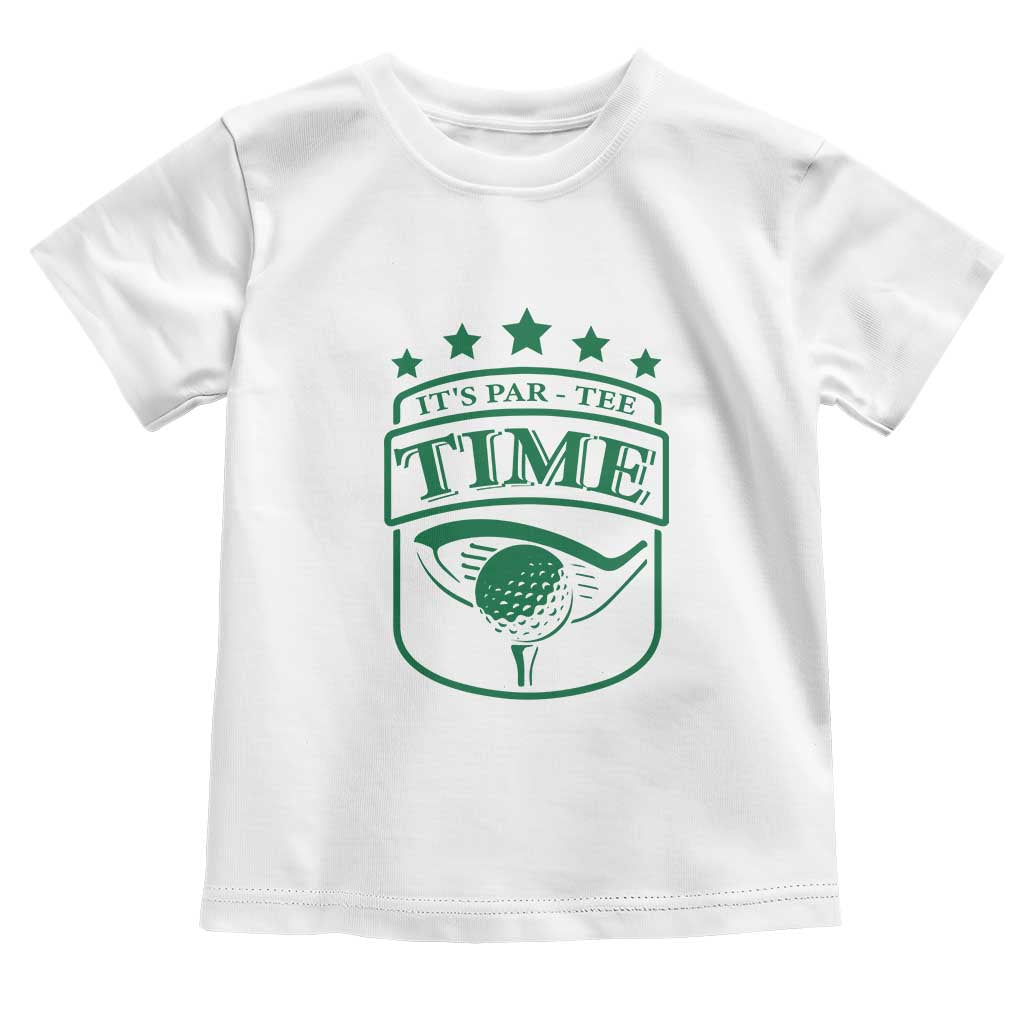 Funny Golf Lover Toddler T Shirt Let's Par - Tee Golfing Pun - Wonder Print Shop
