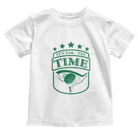 Funny Golf Lover Toddler T Shirt Let's Par - Tee Golfing Pun - Wonder Print Shop