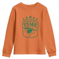 Funny Golf Lover Youth Sweatshirt Let's Par - Tee Golfing Pun - Wonder Print Shop