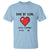 Dad Of Girl T Shirt Still Loving Yes Or No Pixel Heart Father's Day - Wonder Print Shop