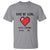 Dad Of Girl T Shirt Still Loving Yes Or No Pixel Heart Father's Day - Wonder Print Shop