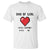 Dad Of Girl T Shirt Still Loving Yes Or No Pixel Heart Father's Day - Wonder Print Shop