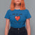 Dad Of Girl T Shirt For Women Still Loving Yes Or No Pixel Heart Father's Day - Wonder Print Shop