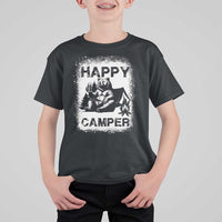 Camping Lover T Shirt For Kid Happy Camper Funny Bear Campfire Beer - Wonder Print Shop