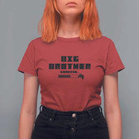 Big Brother T Shirt For Women Loading Game Console - Wonder Print Shop