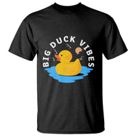 Rubber Ducky T Shirt Big Duck Vibes Cute Surfing Ocean Waves Summer Vacation - Wonder Print Shop