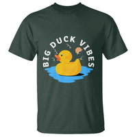 Rubber Ducky T Shirt Big Duck Vibes Cute Surfing Ocean Waves Summer Vacation - Wonder Print Shop